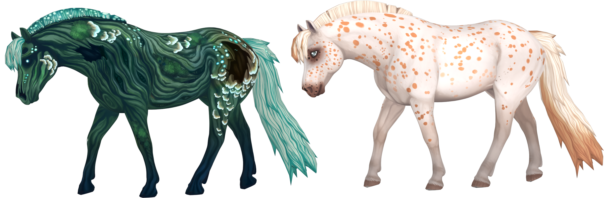 Fantasy Horse Illustrations PNG Image