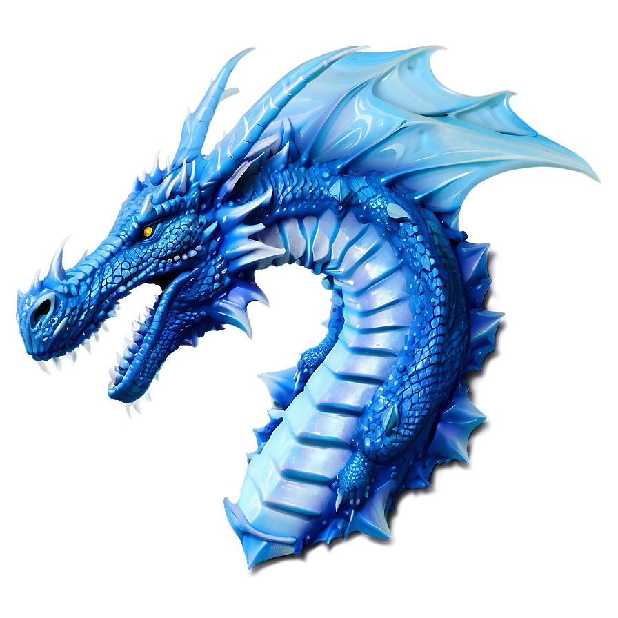 Fantasy Ice Dragon Png Dgd PNG Image