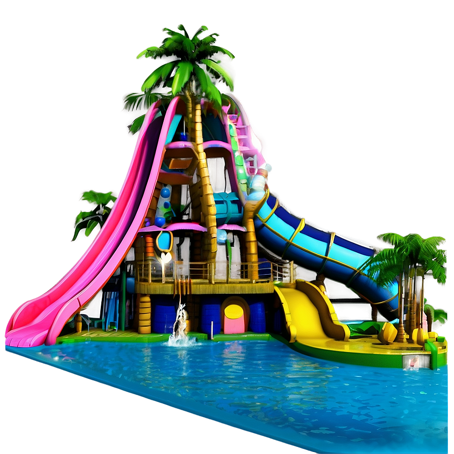 Fantasy Island Water Park Png Aci PNG Image