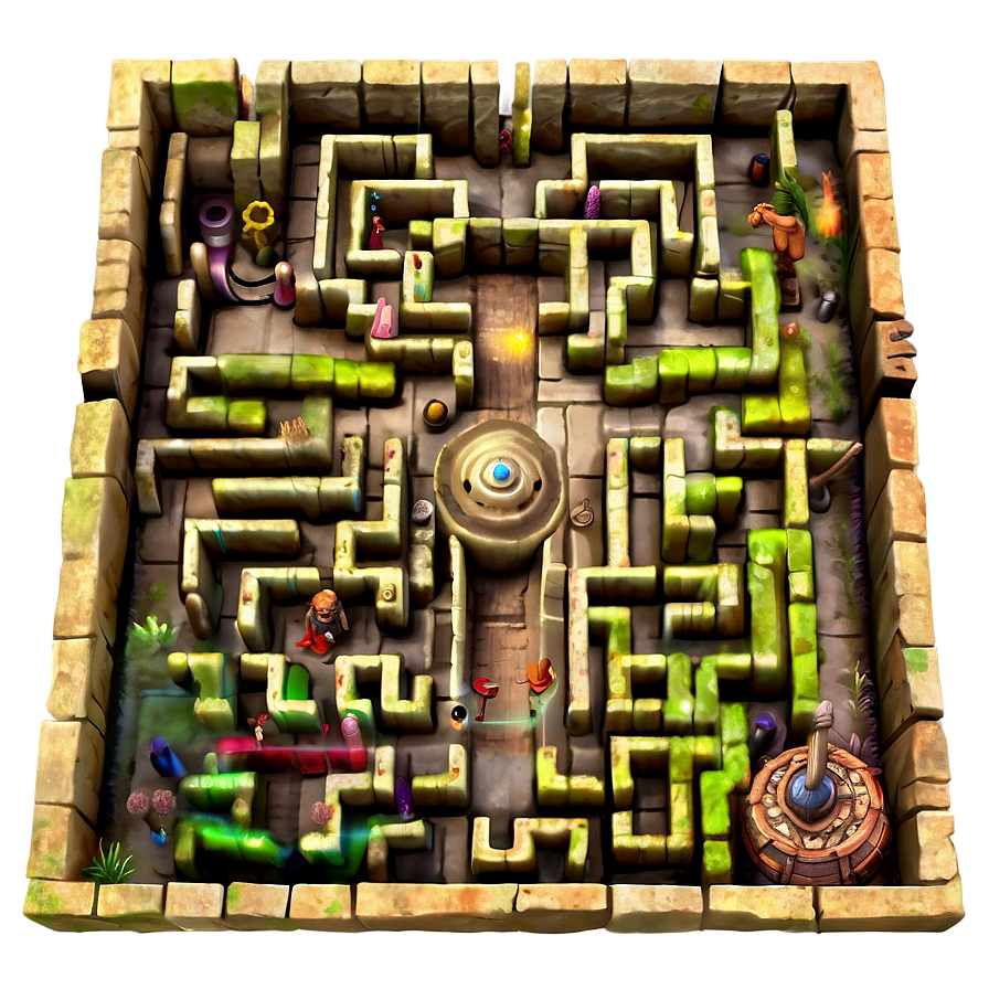 Fantasy Labyrinth World Png Yyo PNG Image