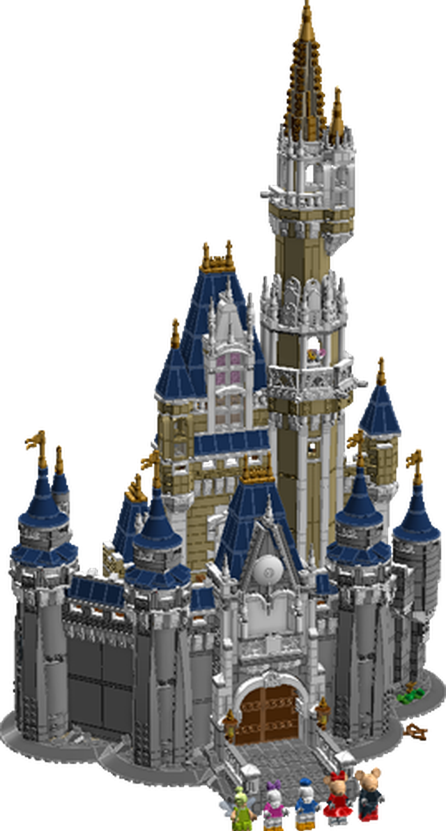 Fantasy Lego Castle Model PNG Image