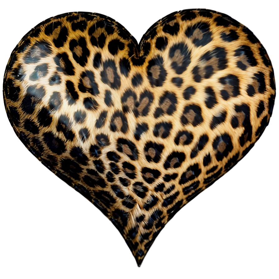 Fantasy Leopard Heart Creation Png Gsp PNG Image