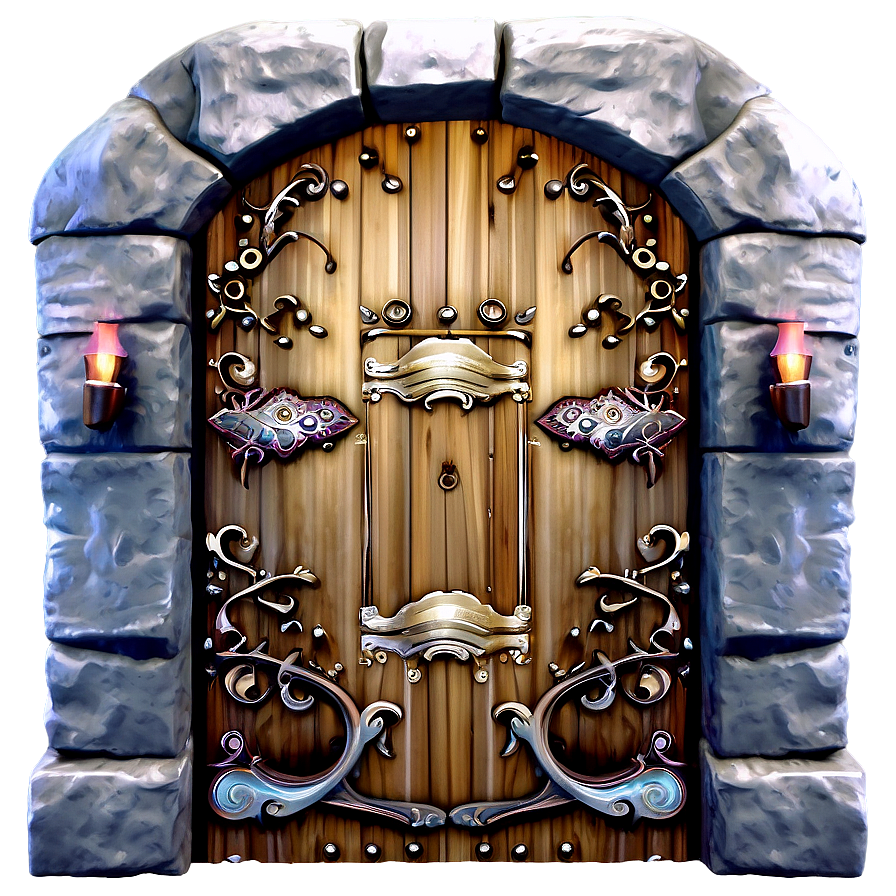 Fantasy Magical Door Design Png 95 PNG Image