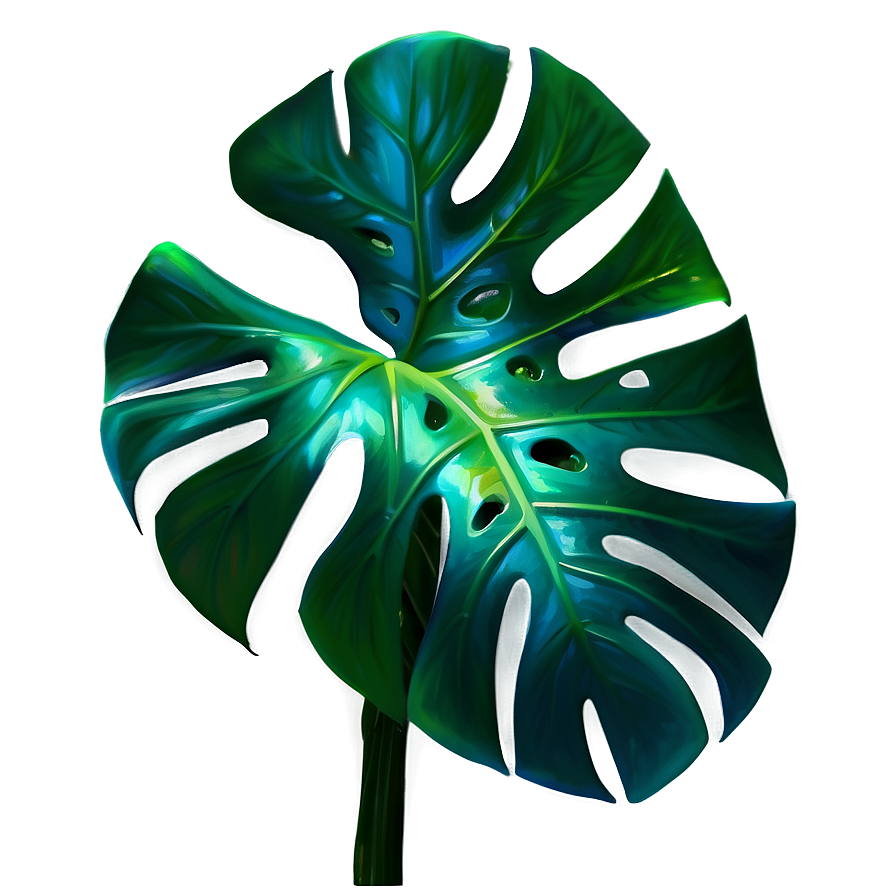 Fantasy Monstera Leaf Png 05232024 PNG Image