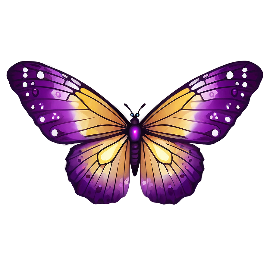 Fantasy Purple Butterfly Png Hwd PNG Image