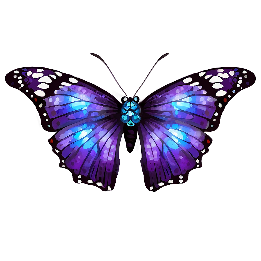 Fantasy Purple Butterfly Png Lqg PNG Image