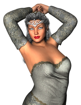 Fantasy_ Queen_ Render.jpg PNG Image