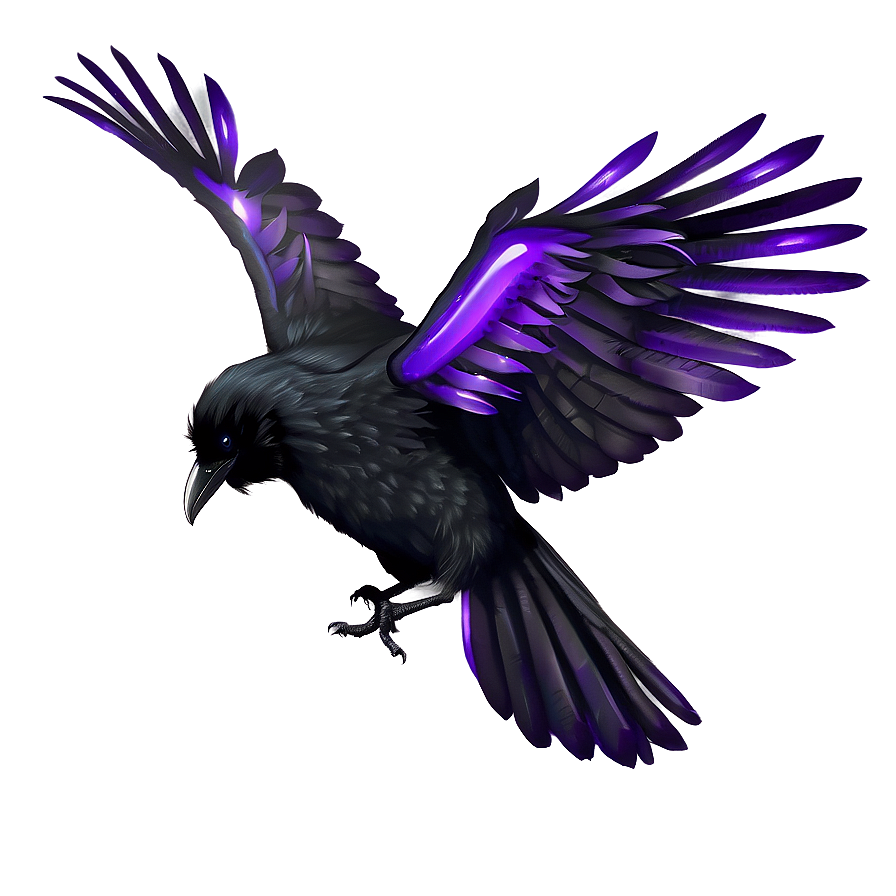 Fantasy Raven With Magic Png 18 PNG Image