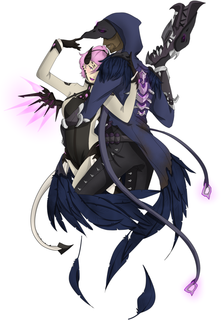 Fantasy Reaper Character Art PNG Image