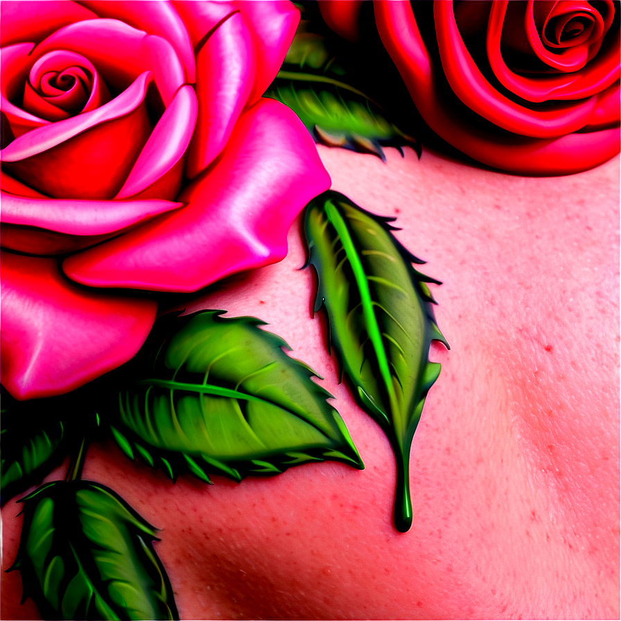 Fantasy Rose Tattoo Creation Png Yor47 PNG Image