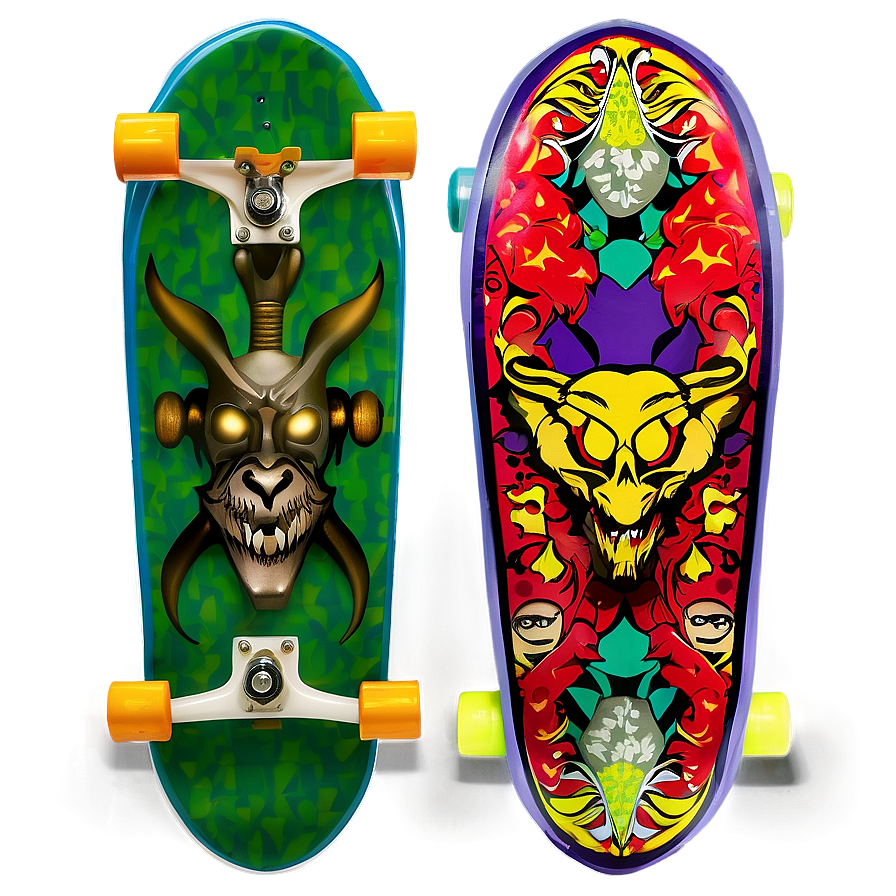 Fantasy Skateboard Designs Png Drs PNG Image