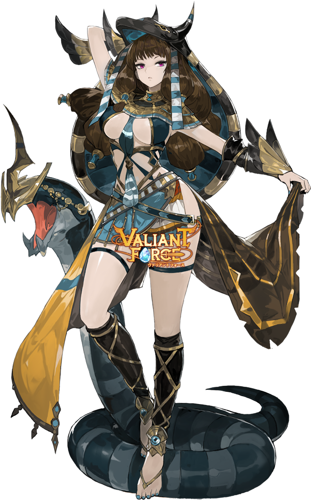 Fantasy_ Snake_ Warrior_ Artwork PNG Image