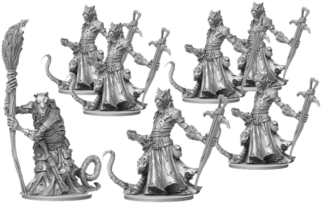 Fantasy Sorceress Miniatures PNG Image