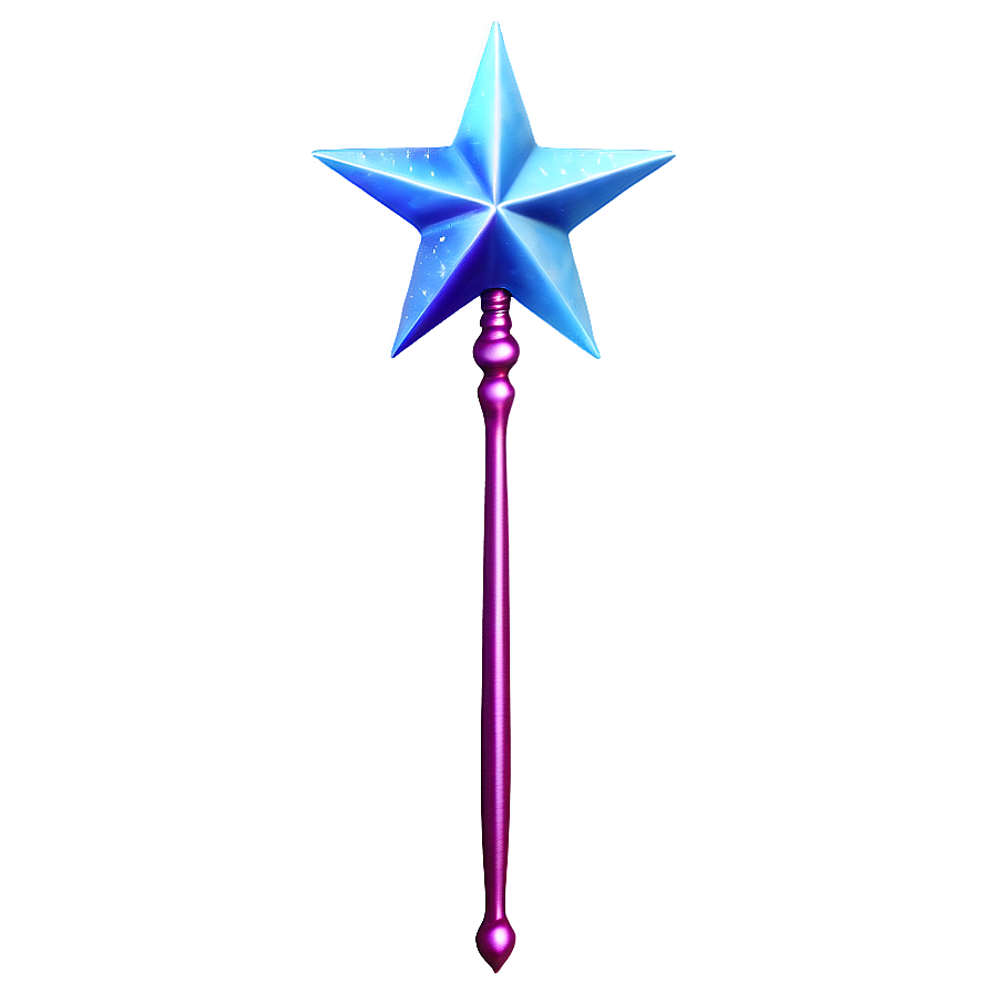 Fantasy Star Wand Png 06132024 PNG Image