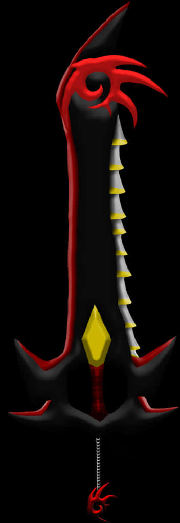 Fantasy Styled Blade Artwork PNG Image