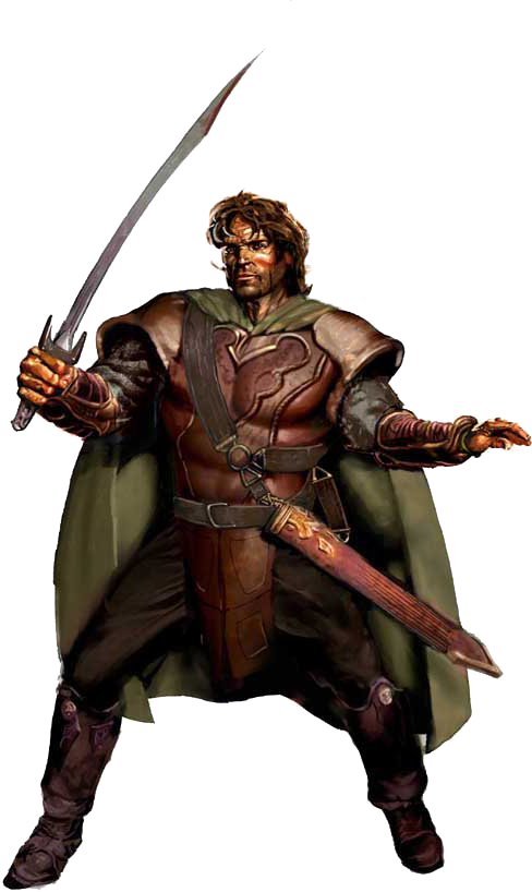 Fantasy Swordmaster Adventure PNG Image