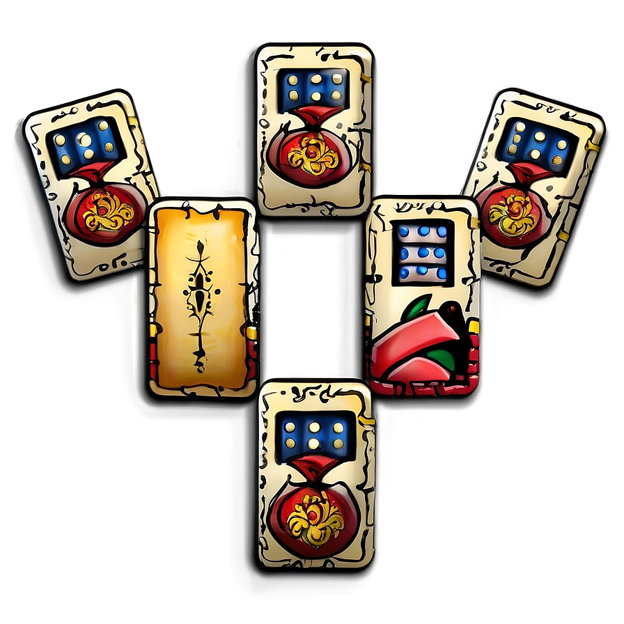 Fantasy Themed Dominoes Png Rps24 PNG Image