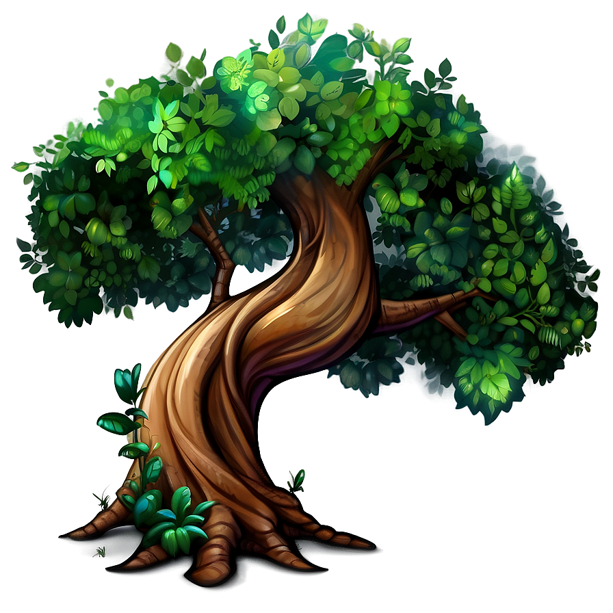 Fantasy Tree Illustration Png 06122024 PNG Image