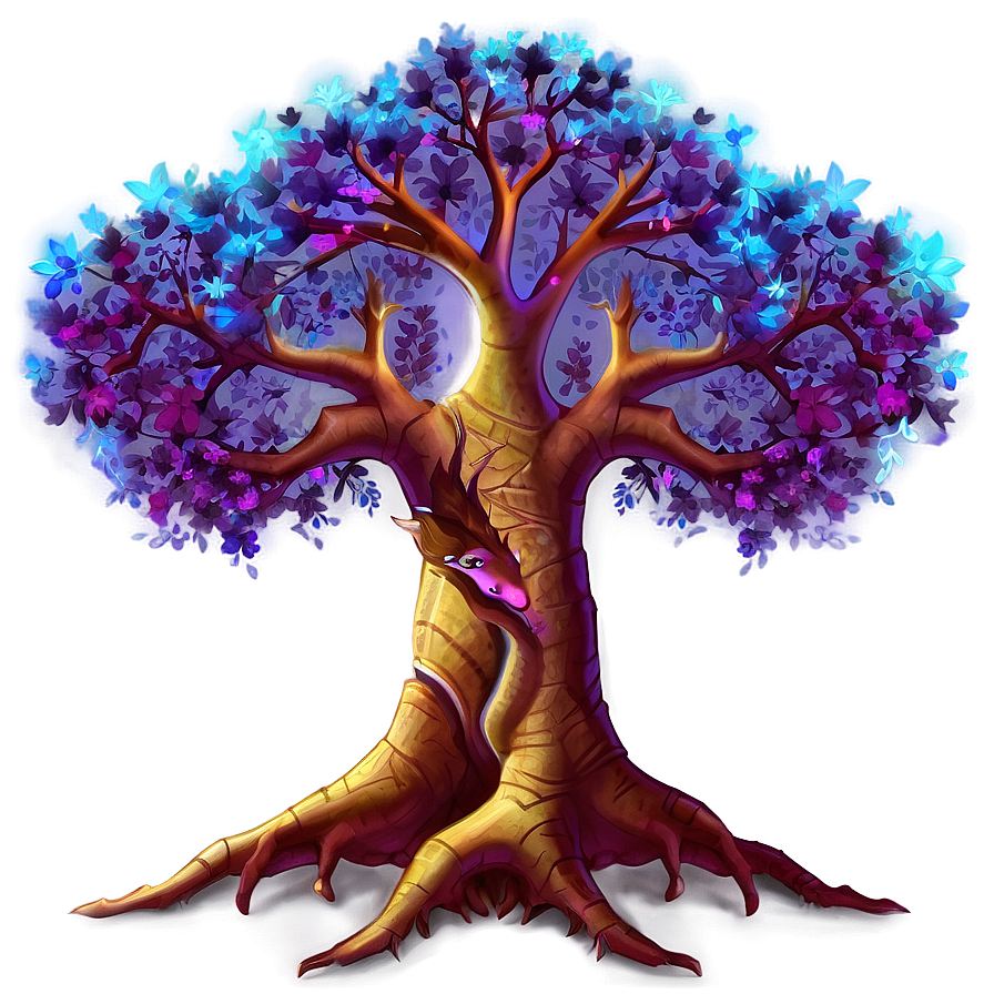 Fantasy Tree Illustration Png 06122024 PNG Image