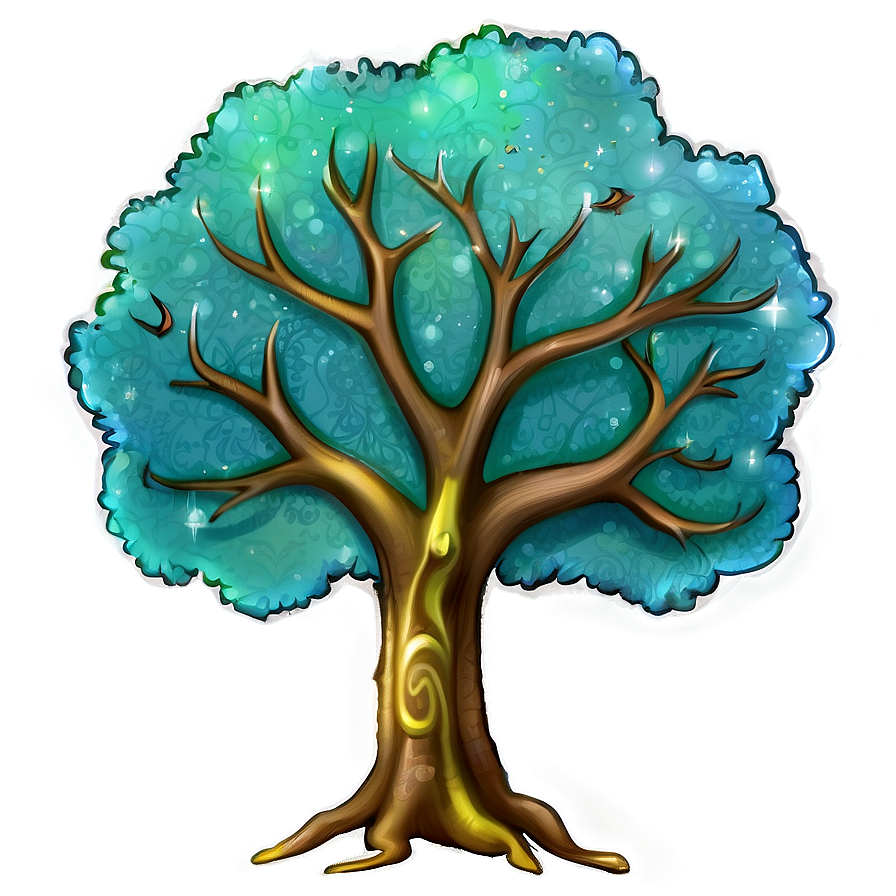 Fantasy Tree Illustration Png 06122024 PNG Image