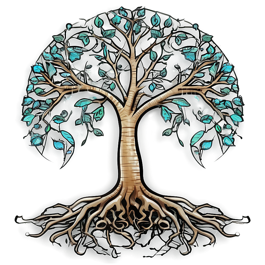 Fantasy Tree Roots Graphic Png 06262024 PNG Image