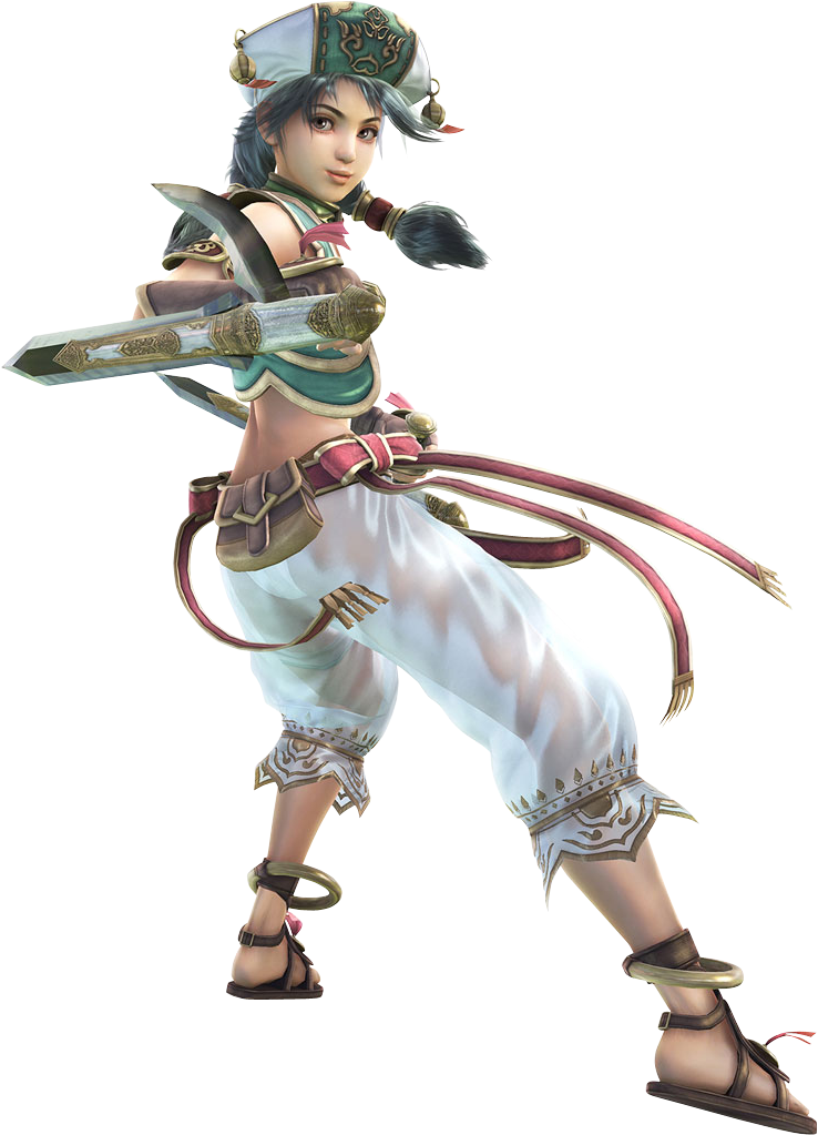 Fantasy Warrior Girl Artwork PNG Image