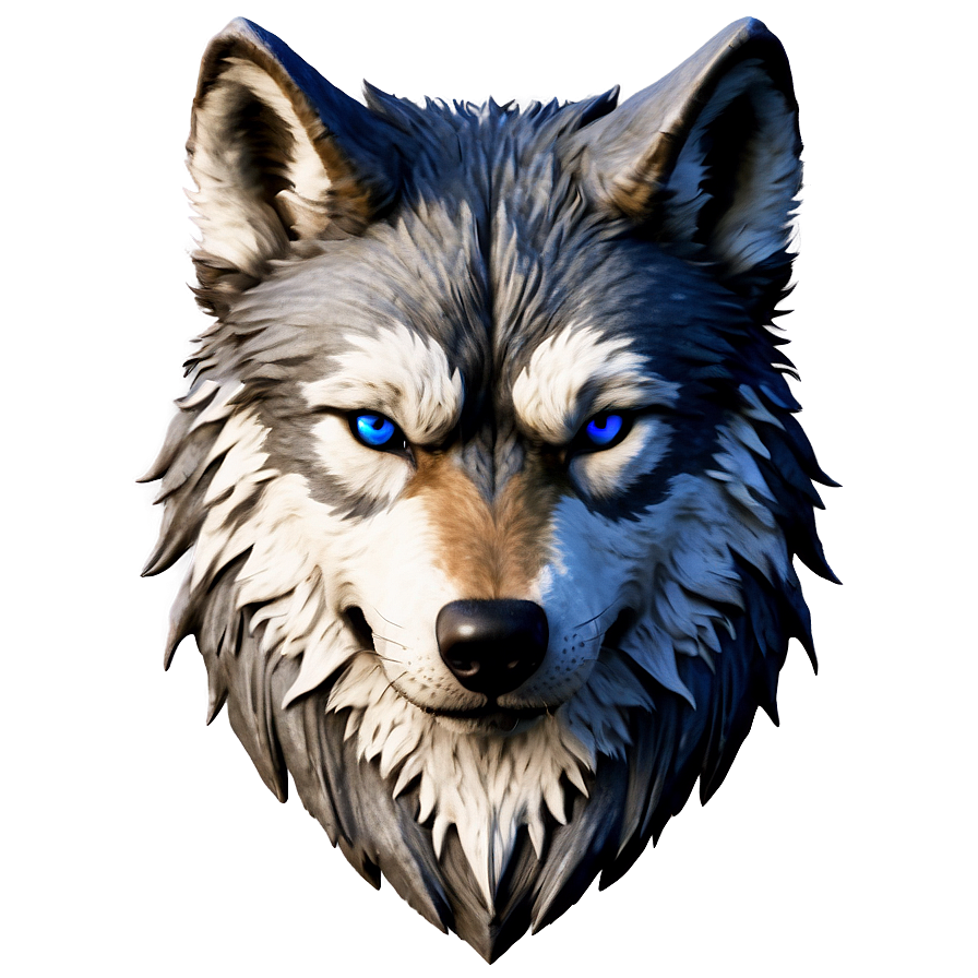 Fantasy Wolf Head Image Png Xuj14 PNG Image