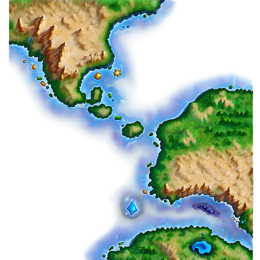 Fantasy World Map Png 05032024 PNG Image