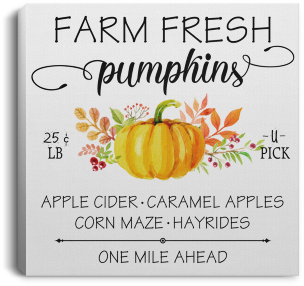 Farm Fresh Pumpkins Sign PNG Image