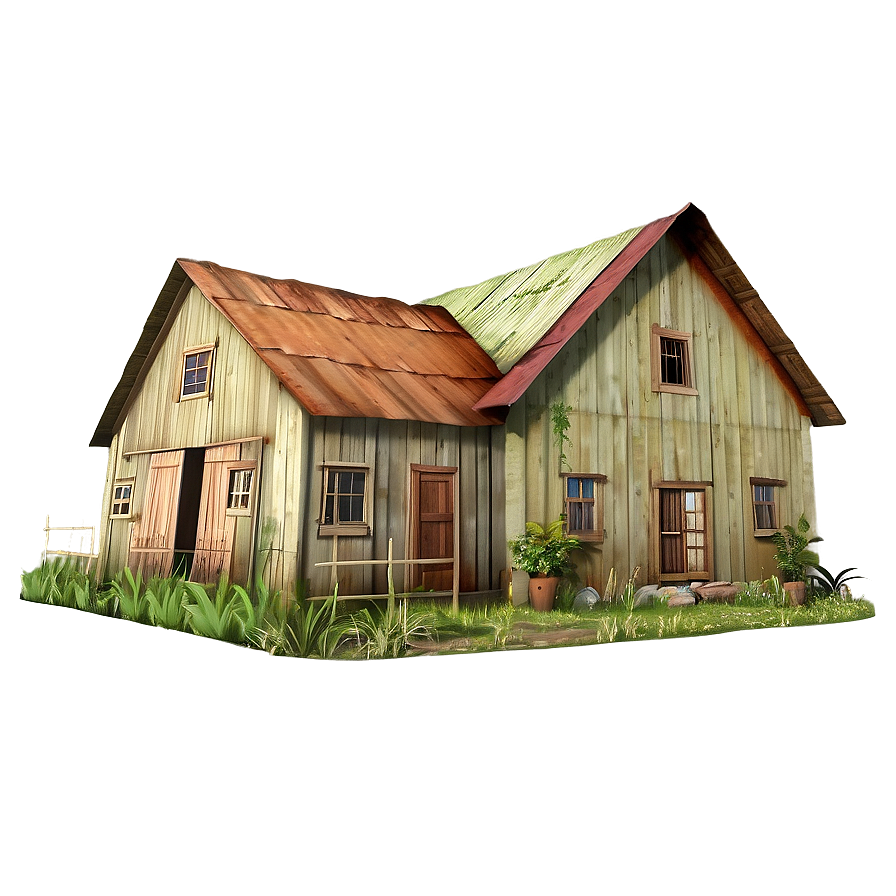 Farm Houses Png Vme PNG Image