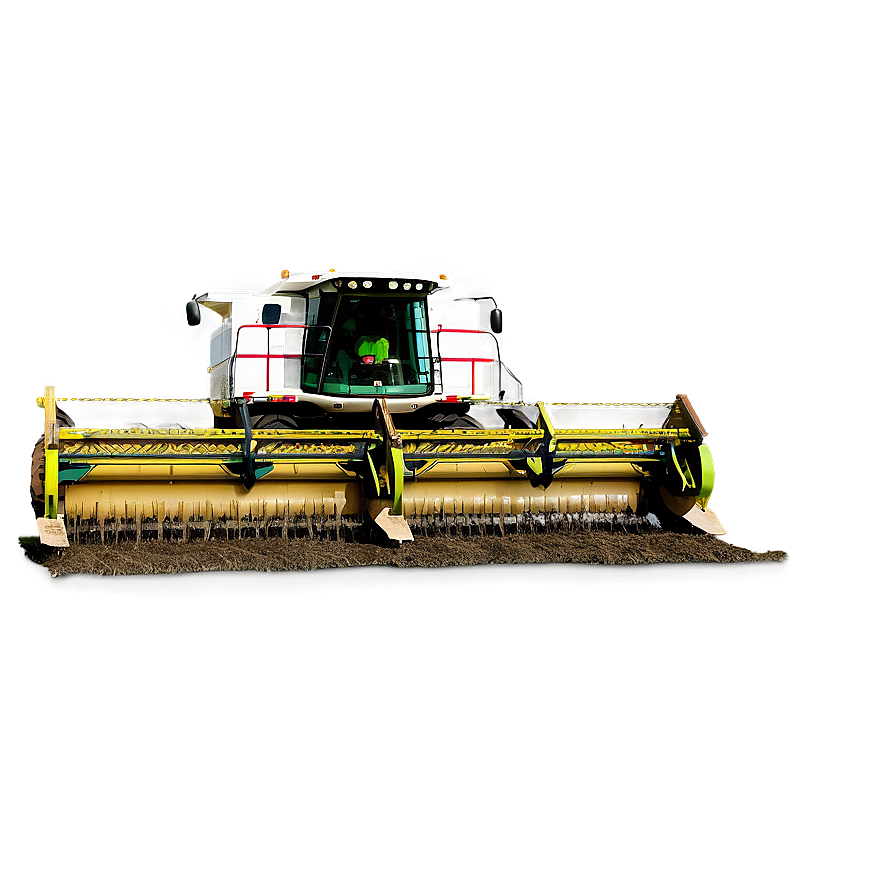 Farmer Driving Combine Png Dnw PNG Image