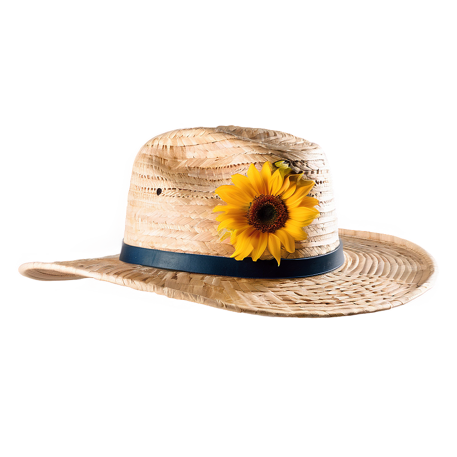 Farmer Hat With Sunflower Png 64 PNG Image