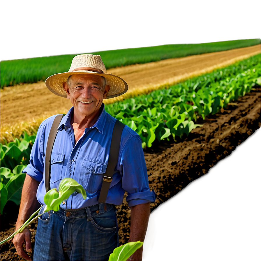 Farmer In Field Png 30 PNG Image