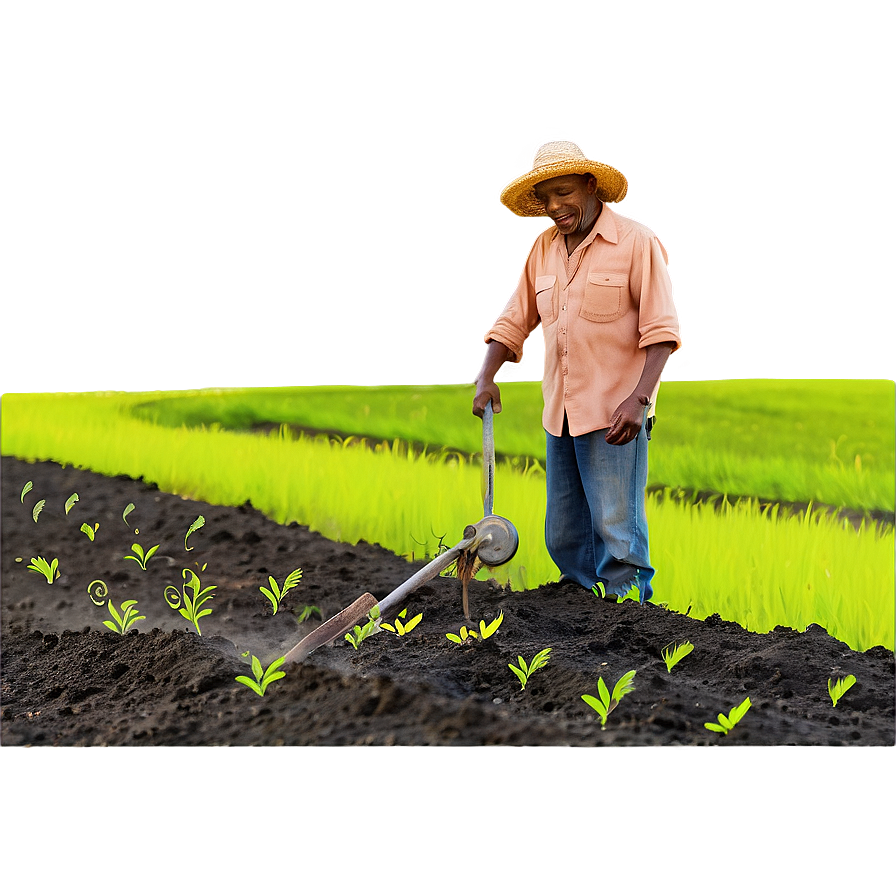 Farmer Sowing Seeds Png 56 PNG Image