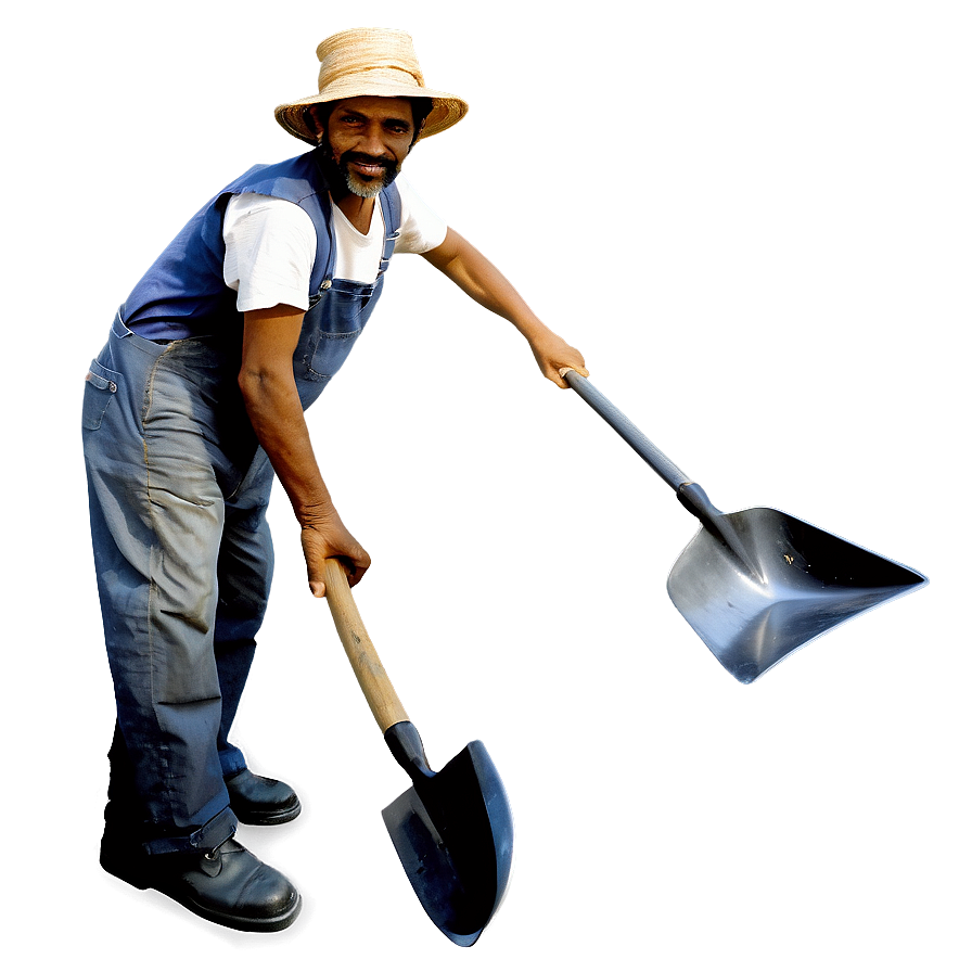 Farmer With Shovel Png 32 PNG Image