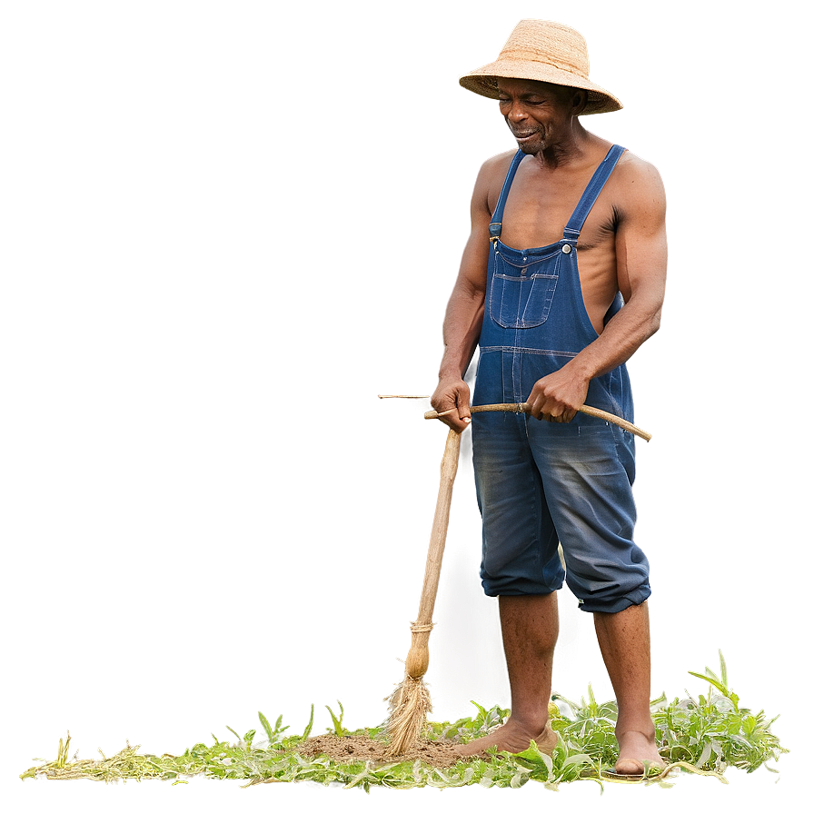 Farmer Working In Field Png Dbv23 PNG Image