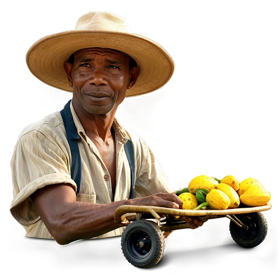 Farmer Working In Field Png Xbb PNG Image