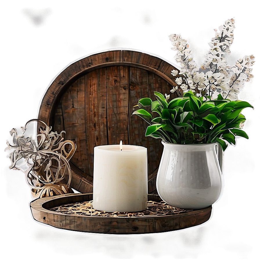 Farmhouse Decor Essentials Png Mpk86 PNG Image