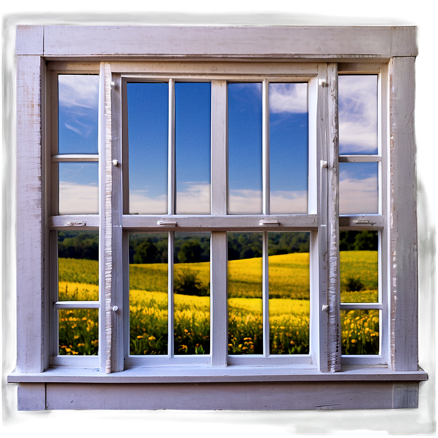 Farmhouse Style Windows Png 48 PNG Image