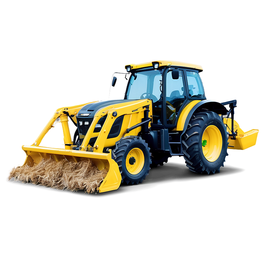 Farming Backhoe Tractor Png Hgy PNG Image