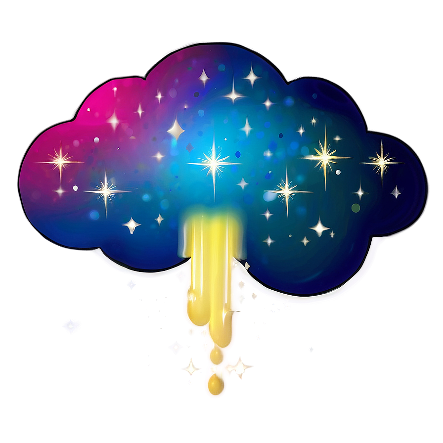 Fart Cloud With Sparkles Png 30 PNG Image