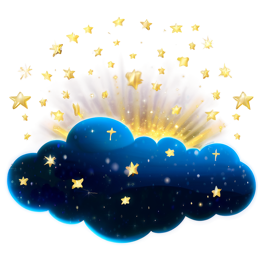 Fart Cloud With Sparkles Png Eys17 PNG Image