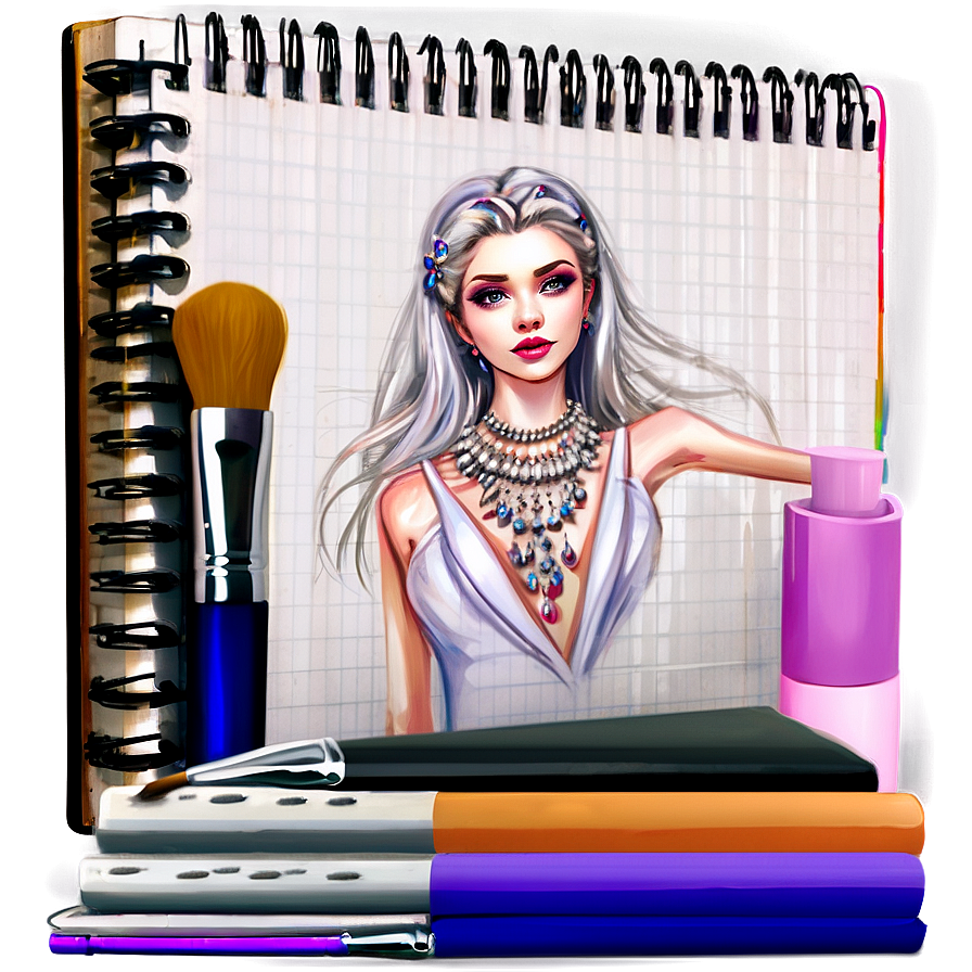 Fashion Designer Sketchbook Png 66 PNG Image