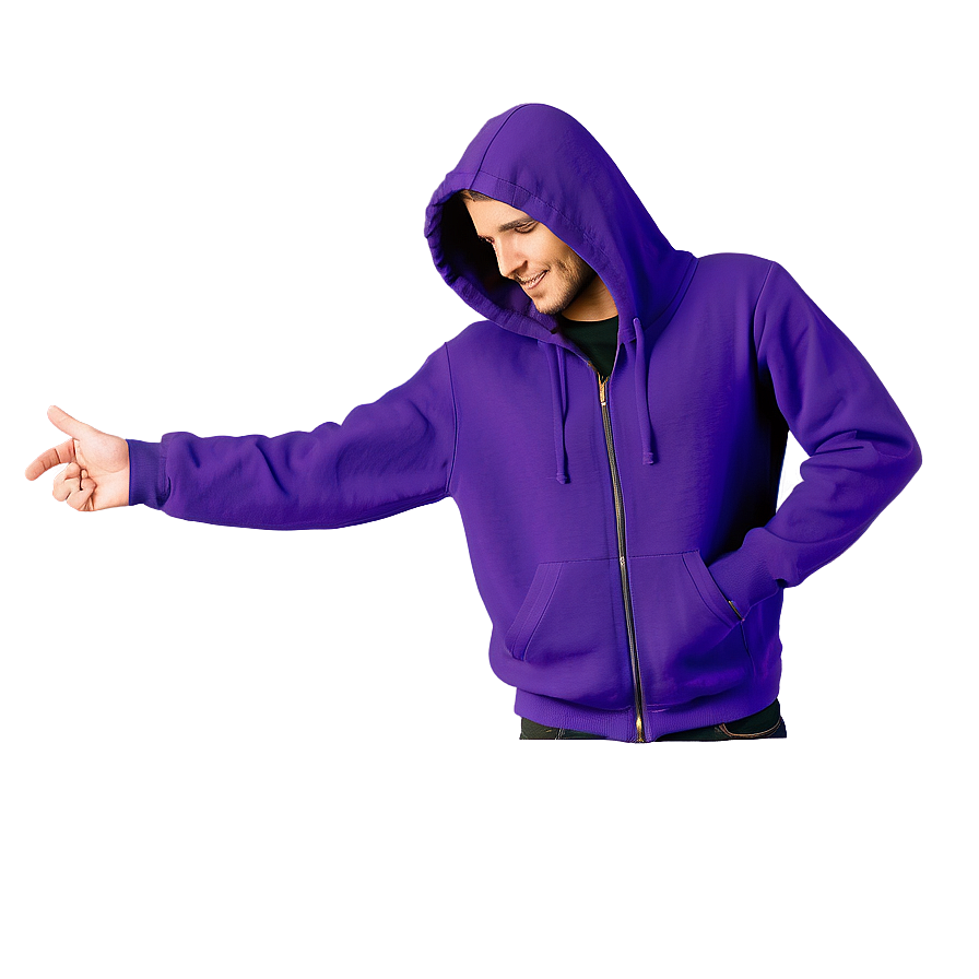 Fashionable Purple Hoodie Image Png Tbu PNG Image