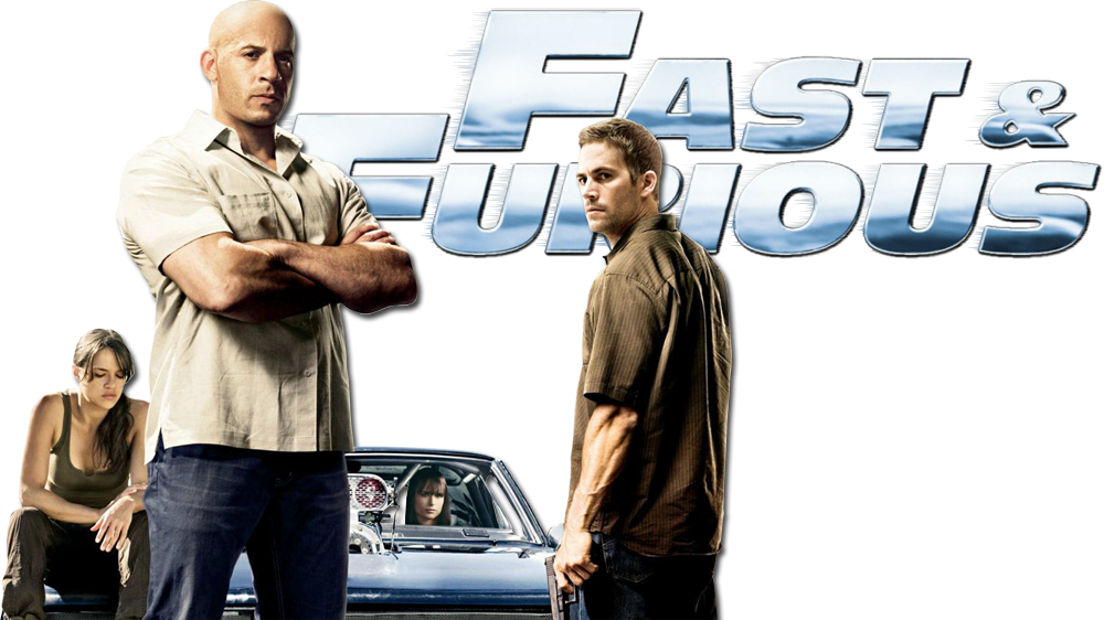 Fast_and_ Furious_ Movie_ Promo PNG Image