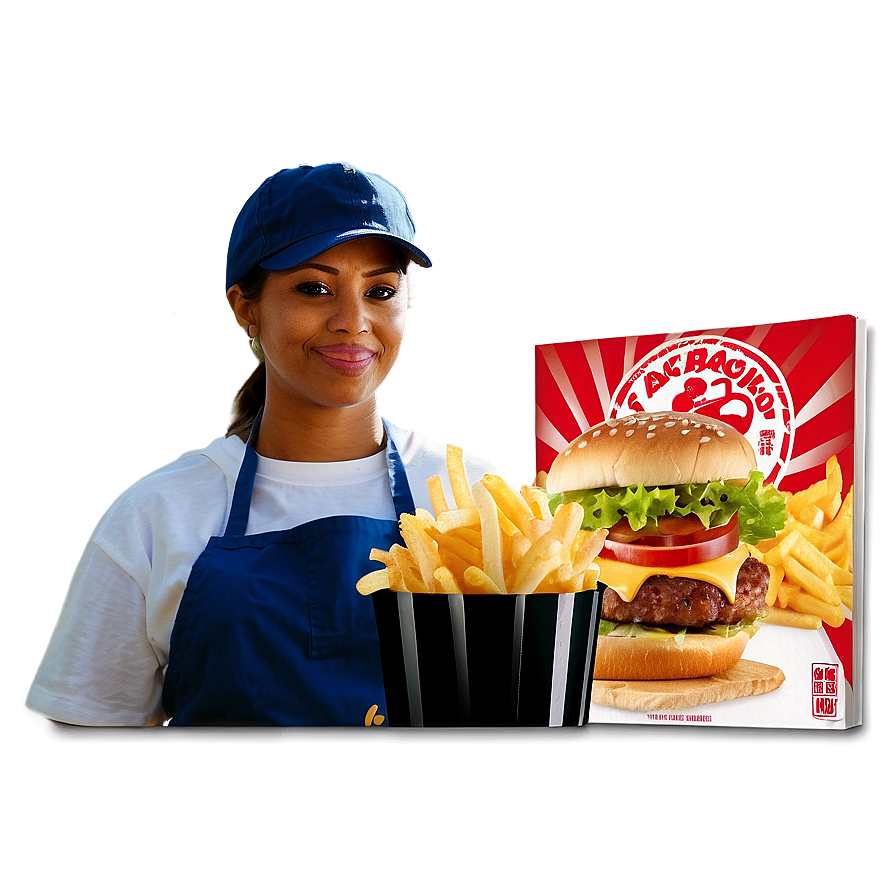 Fast Food Workers Png 06292024 PNG Image