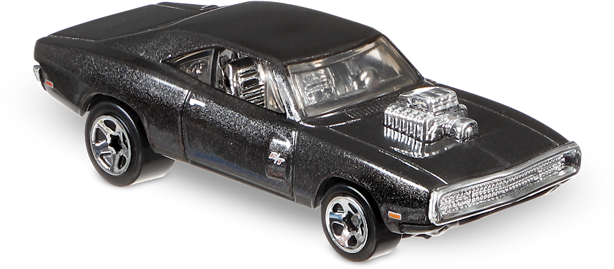 Fast Furious Iconic Black Muscle Car PNG Image