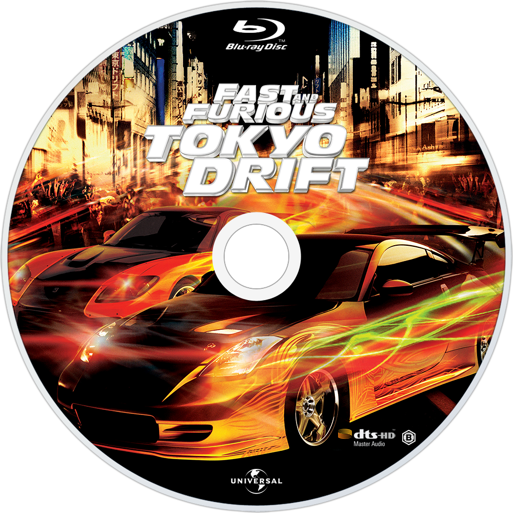 Fastand Furious Tokyo Drift Blu Ray Disc PNG Image