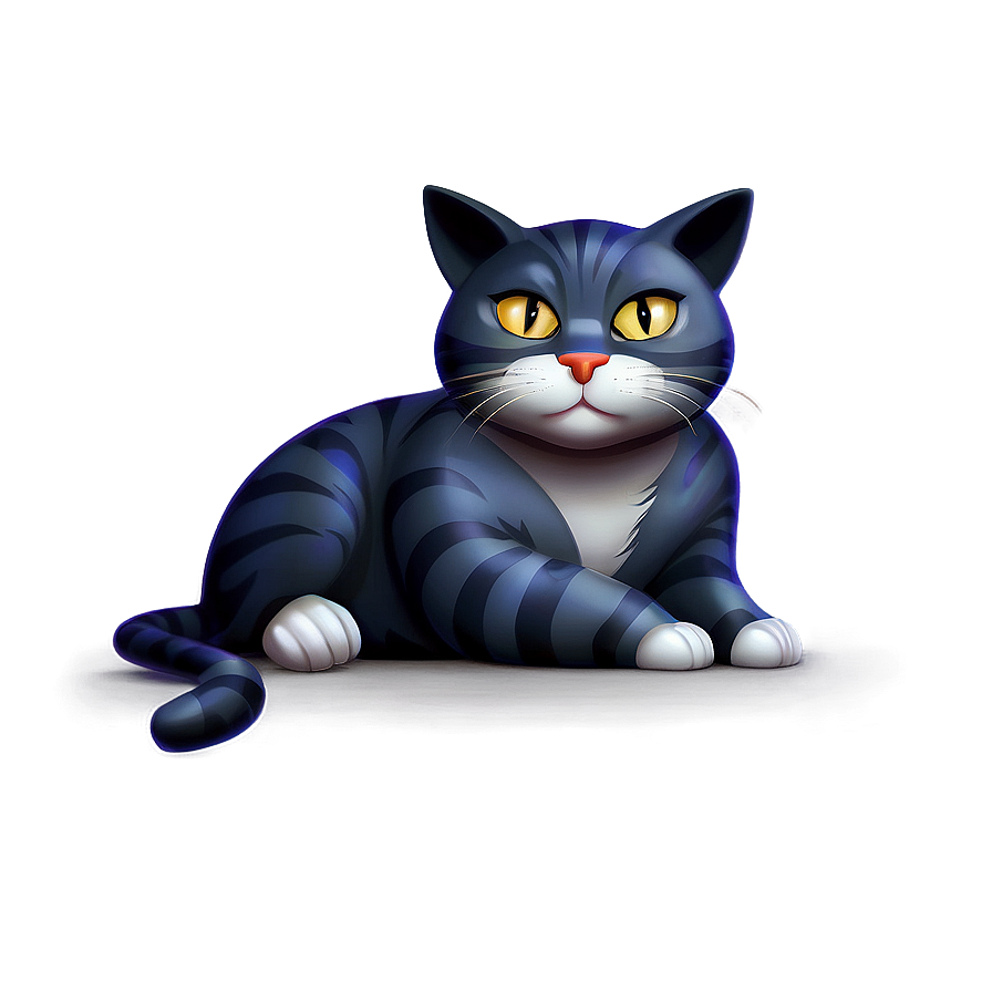 Fat Cat Cartoon Vector Png Jdo PNG Image