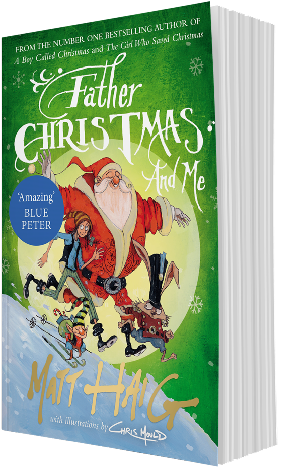 Father Christmas And Me Book Cover PNG Image